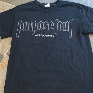 Justin Bieber Purpose Tour Merch shirt size small